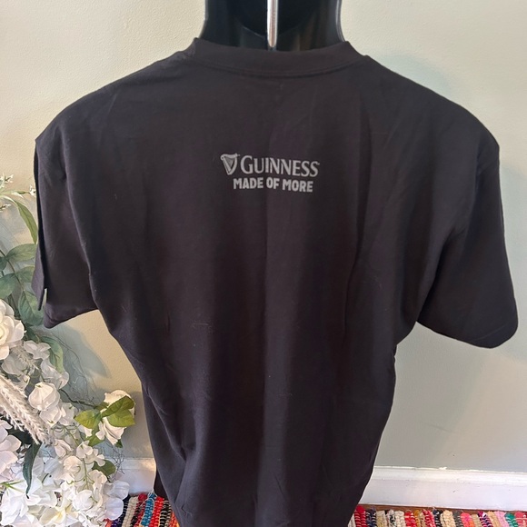 NEW Guinness Fire Dept. Tee Shirt Made Of More Black Large - Picture 5 of 6
